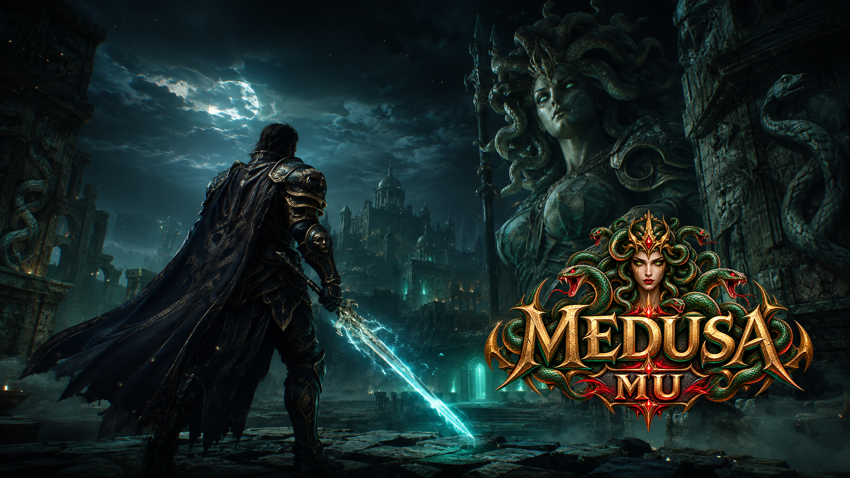 Medusa MU classic enhanced fantasy artwork